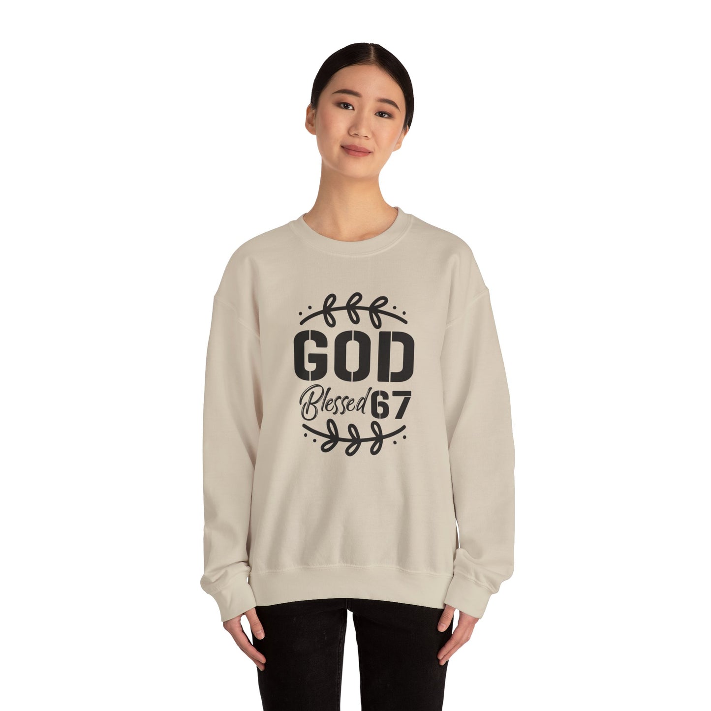 God Blessed 67 Unisex Crewneck Sweatshirt