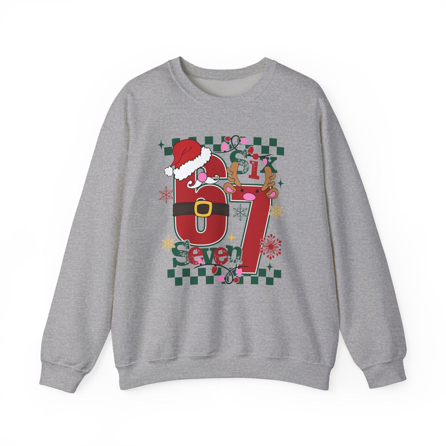 Festive Santa Crewneck Sweatshirt - Holiday Cheer