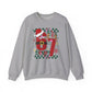 Festive Santa Crewneck Sweatshirt - Holiday Cheer