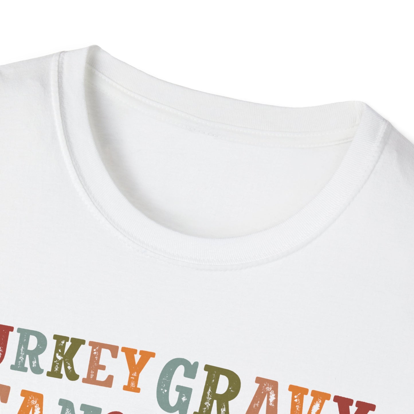 Thanksgiving Casserole T-Shirt — "Turkey, Gravy, Beans and Rolls Let Me See That Casserole" Holiday Tee
