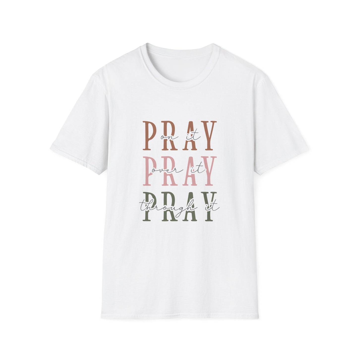Inspirational Prayer T-Shirt - Softstyle Unisex Tee, Faith-Based Apparel, Gift for Believers, Christian T-Shirt, Everyday Wear