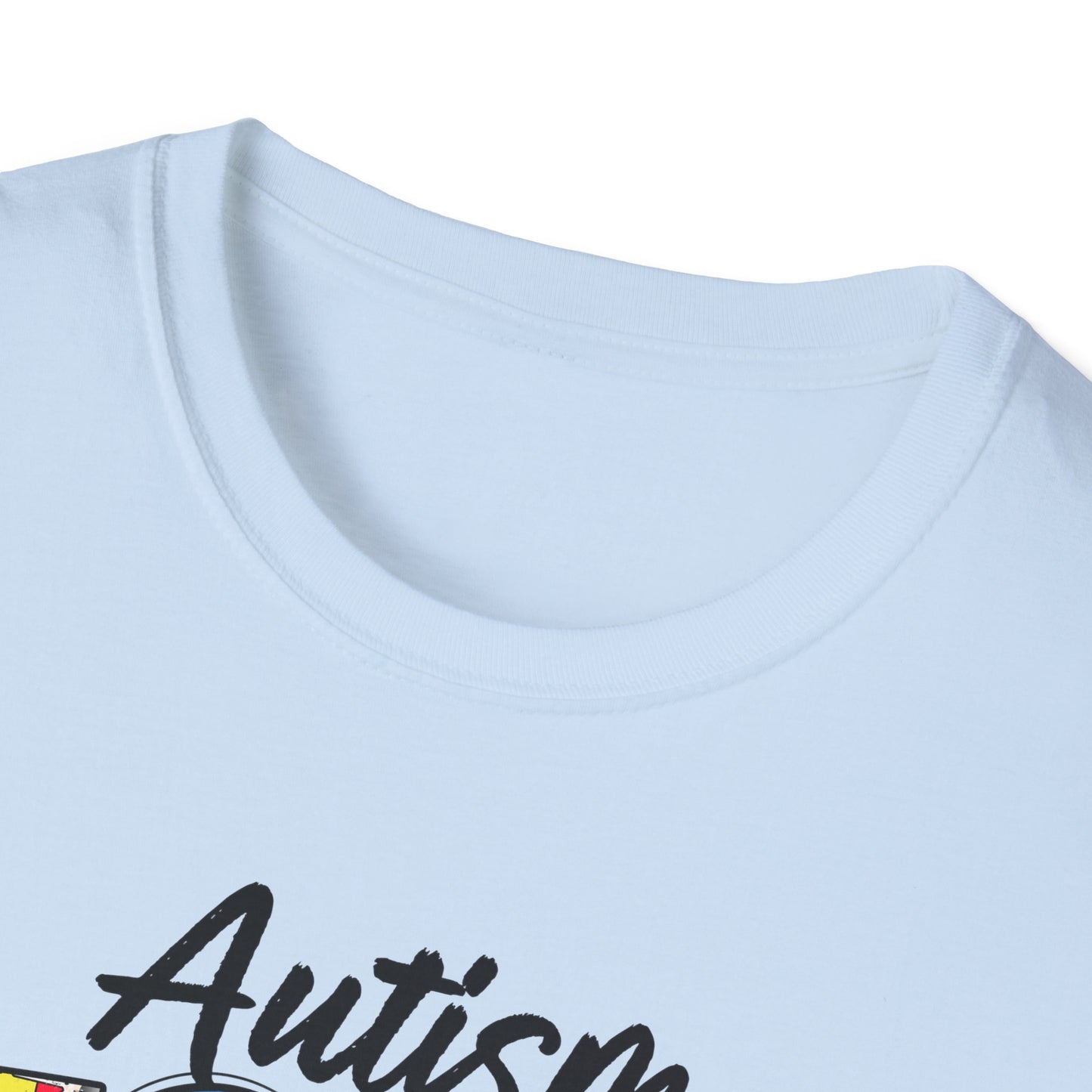 Autism Mom T-Shirt, Unisex Softstyle Tee, Gift for Autism Awareness, Funny Mom Shirt, Perfect for Mother's Day, Support Proud Moms