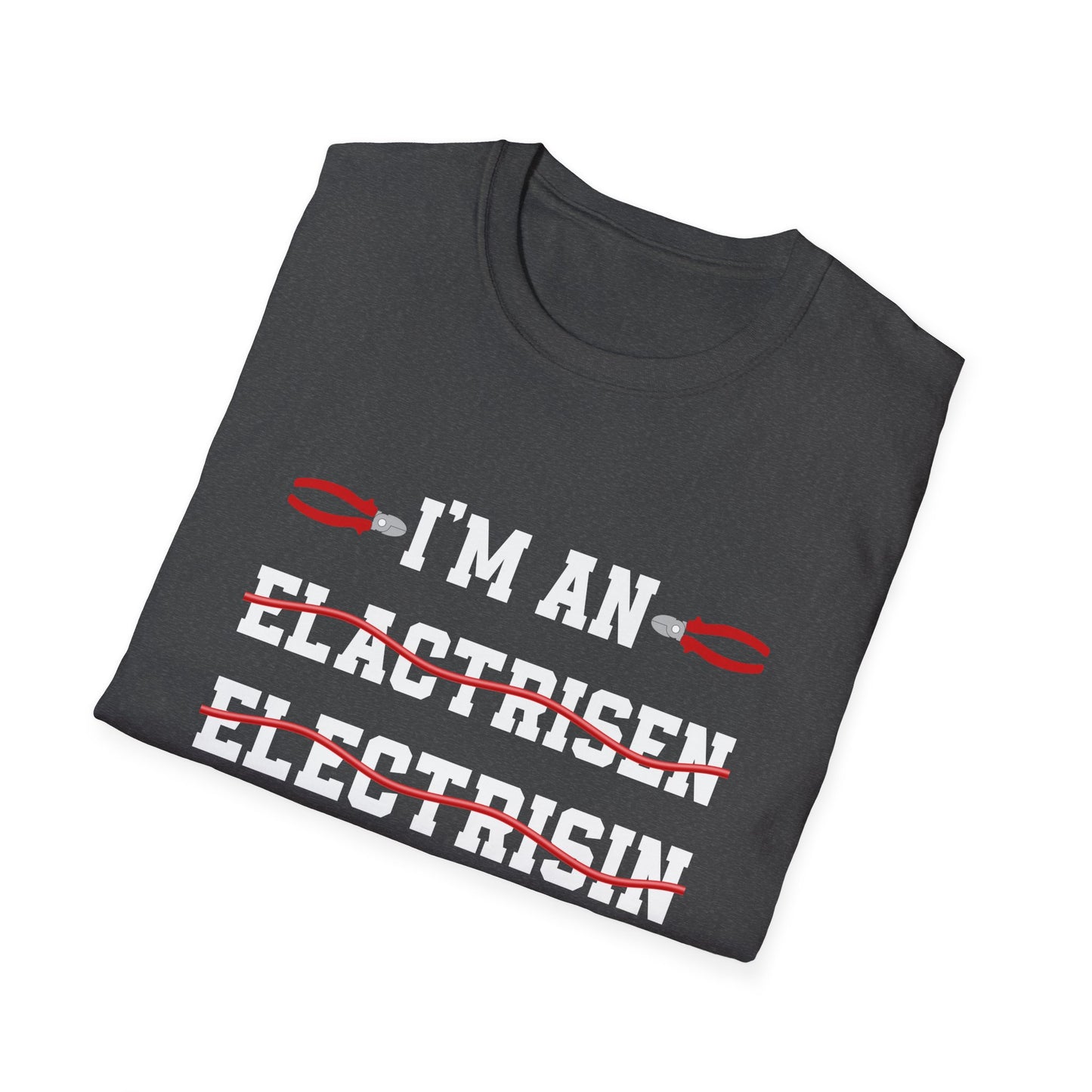 Electrician Humor T-Shirt, Unisex Electrician Gift, Funny Job Tee, Gift for Him, I Cut Wires Shirt, Workwear