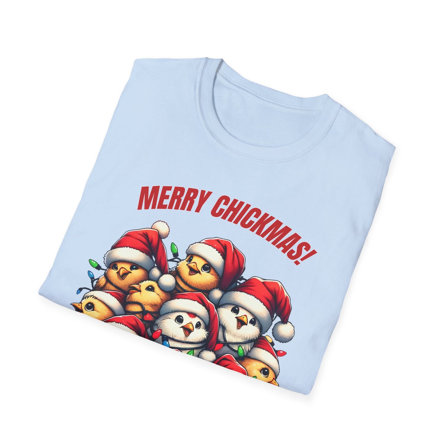 Merry Chickmas Funny Christmas Chickens T-Shirt