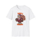 Thanksgiving Football Turkey T-Shirt - Fun Unisex Tee for Game Day