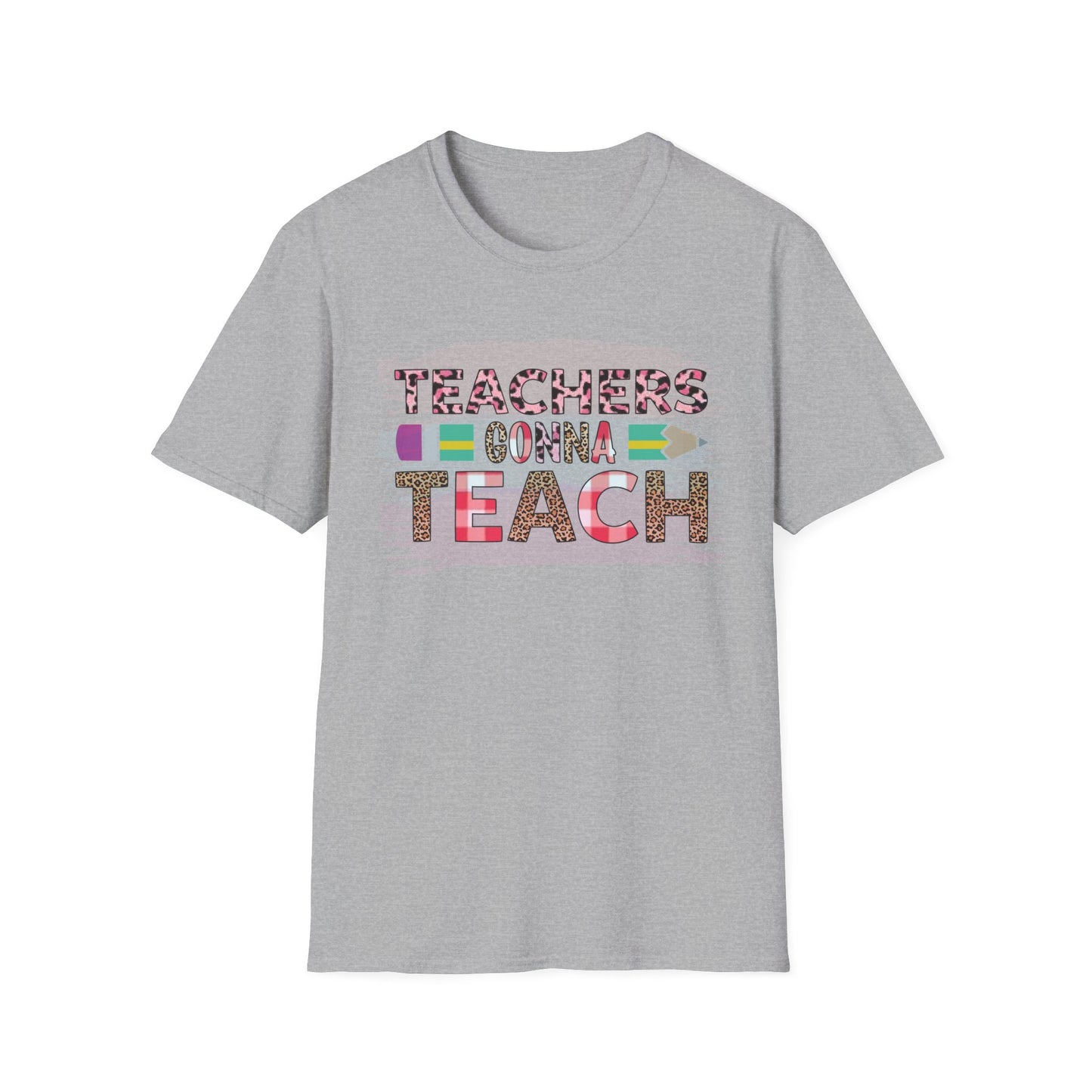 Teachers Gonna Teach Unisex Softstyle T-Shirt | Cute Teacher Gift, Back to School Tee, Classroom Apparel, Educator Shirt, Fun Teacher Outfit