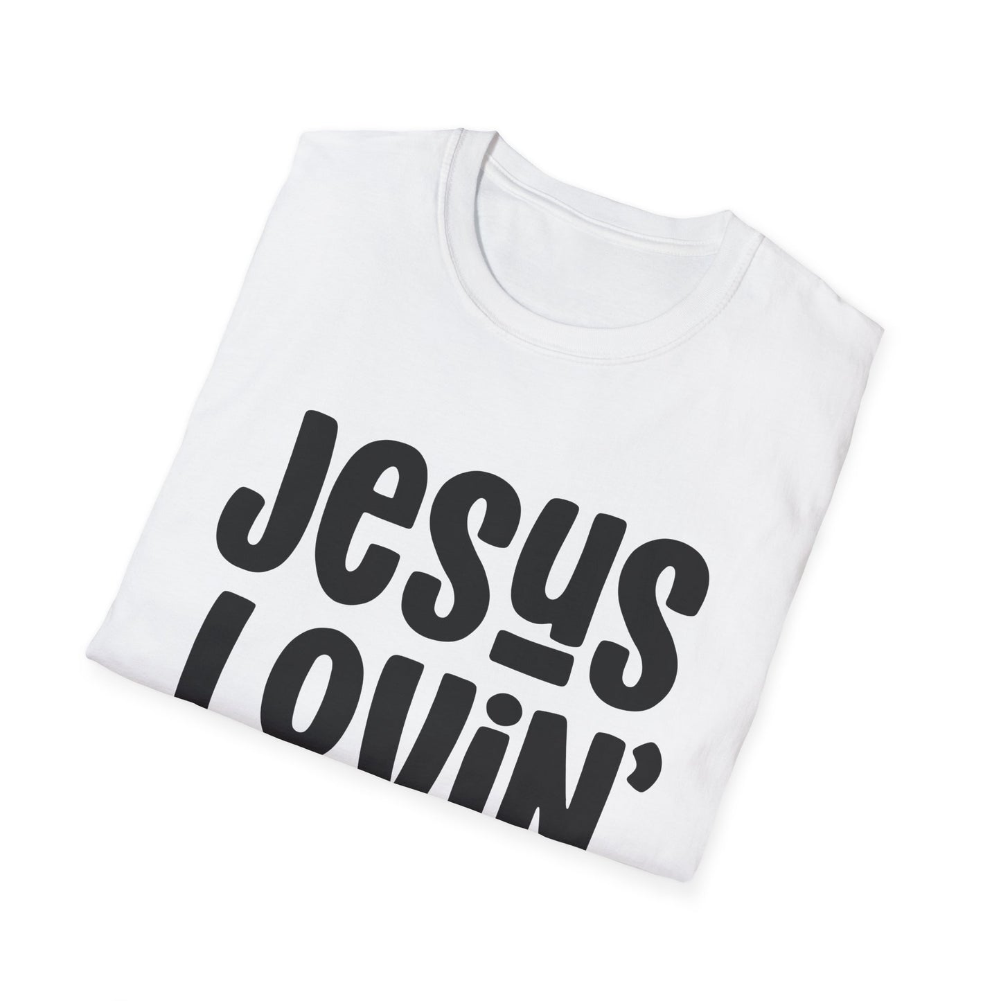 Jesus Lovin' Mama Unisex Softstyle T-Shirt | Mother's Day Gift, Christian Tee, Casual Wear, Faith-Based Fashion, Family Reunion Shirt