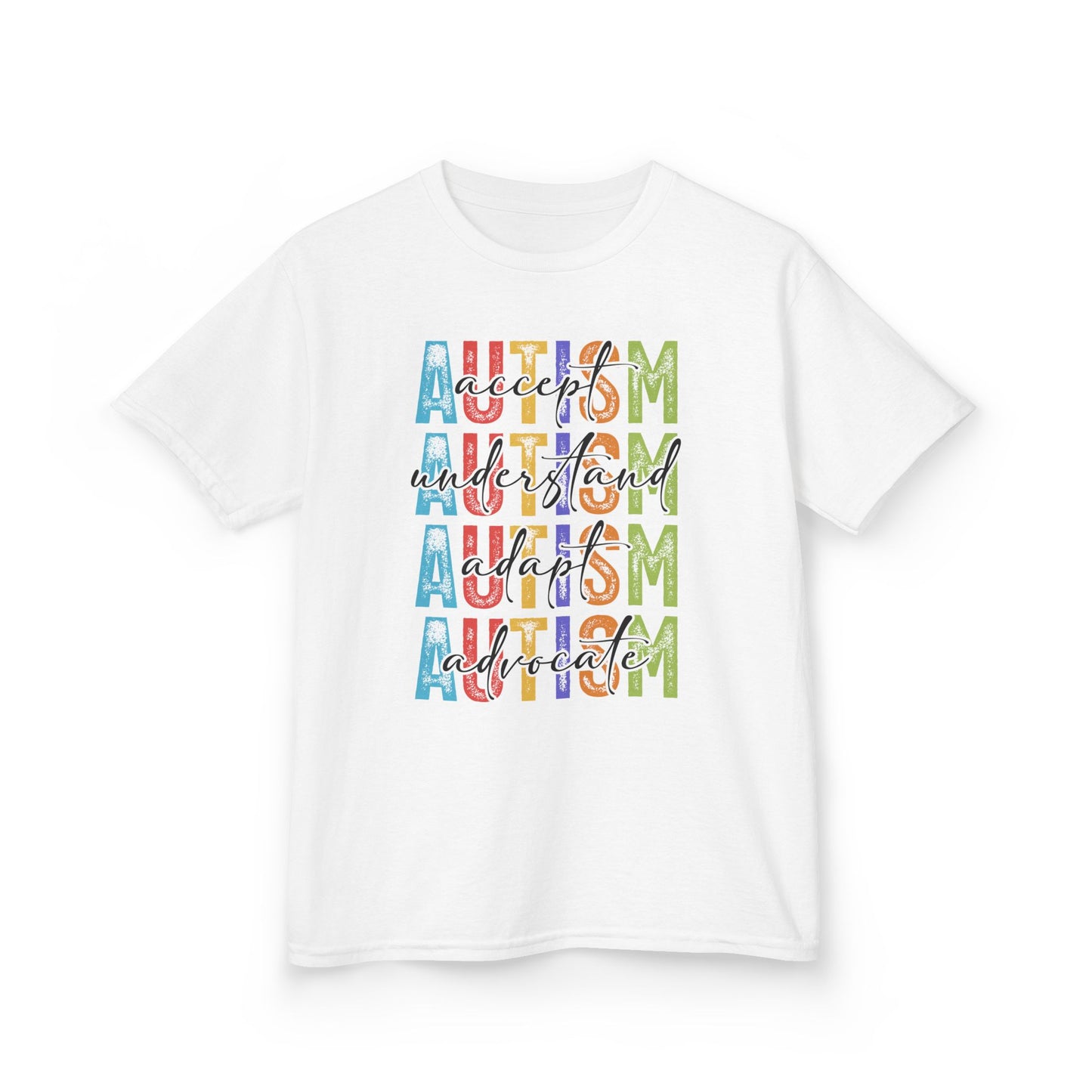 Colorful Autism Awareness Kids Tee, Support Autism, Gift for Kids, Inclusive Fashion, Awareness Month, Fun T-Shirt
