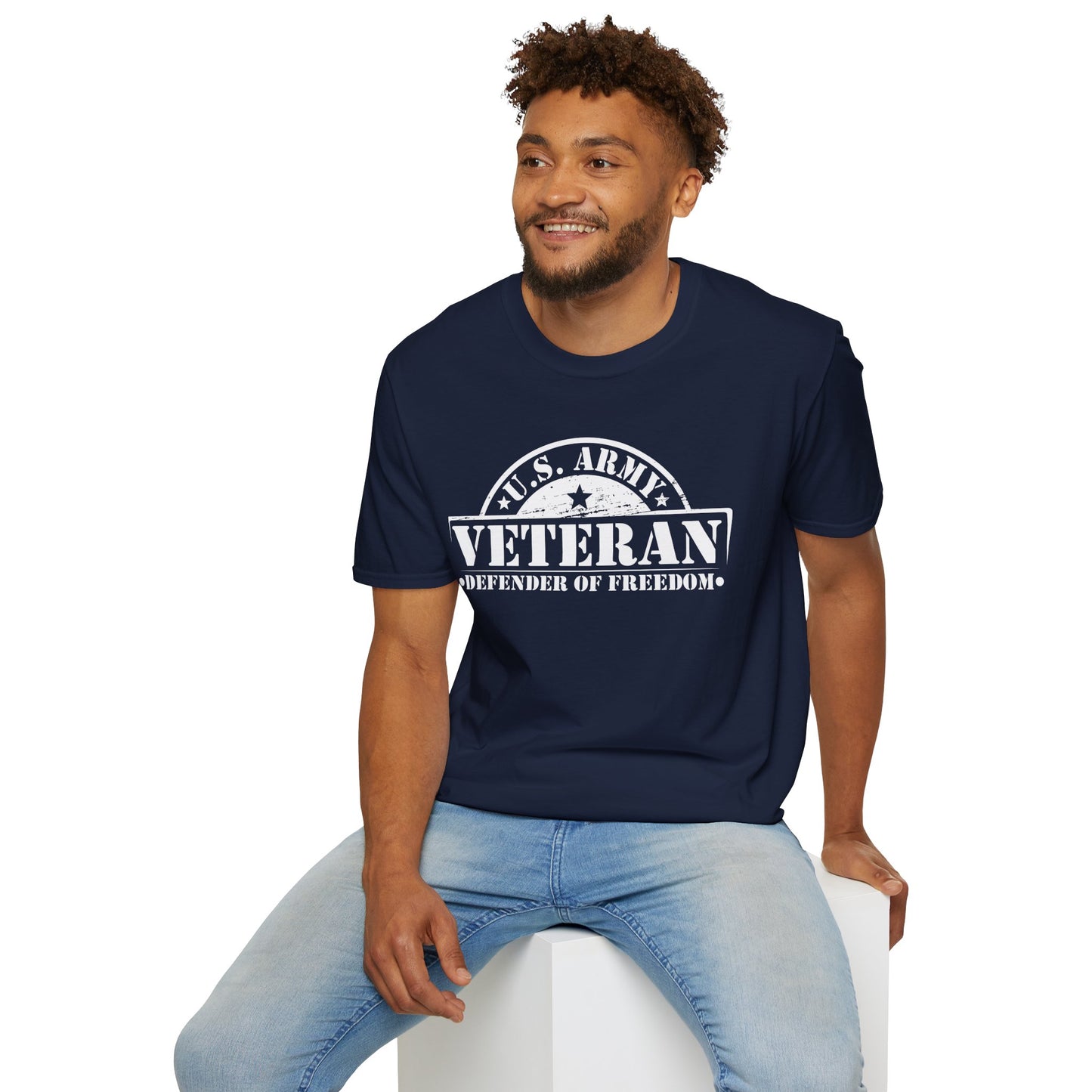 Veteran Defender of Freedom T-Shirt, Unisex Military Shirt, Army Pride Tee, Gift for Veterans, Patriotic Apparel, Memorial Day Shirt
