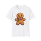Cute Gingerbread Cookie T-Shirt, Holiday Shirt, Christmas Gift, Unisex Tee, Festive Apparel, Cozy Wear, Winter Fashion