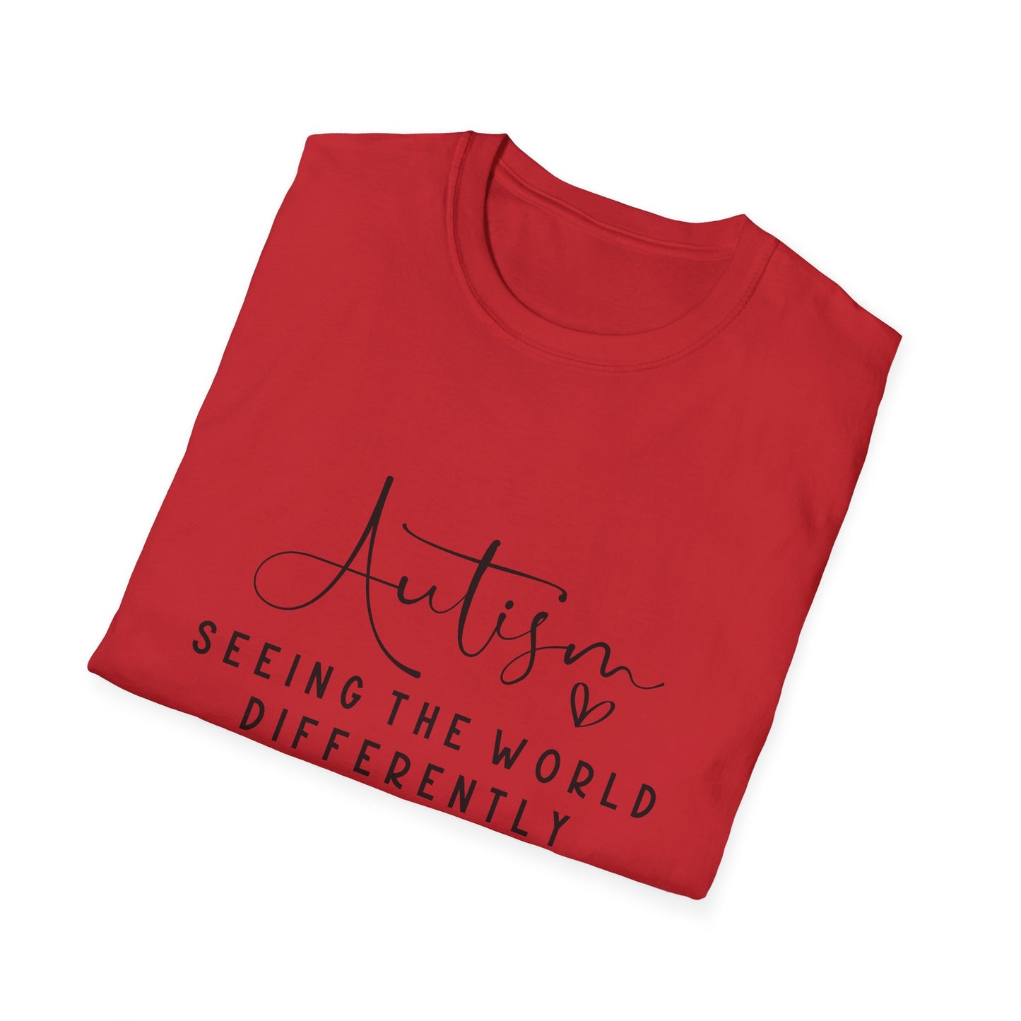 Autism Awareness Unisex Softstyle T-Shirt, See the World Differently Tee, Autism Support Shirt, Gift for Autism Advocacy, Unique [...]