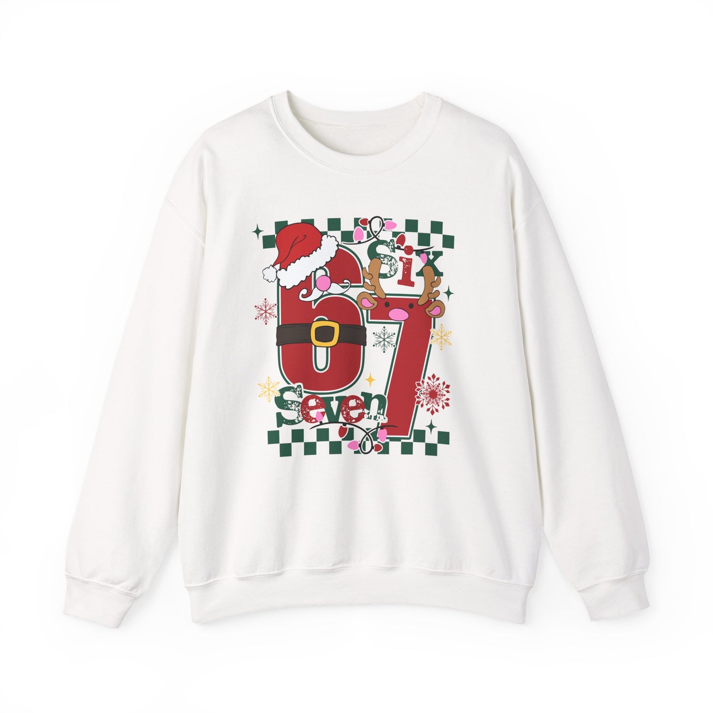 Festive Santa Crewneck Sweatshirt - Holiday Cheer