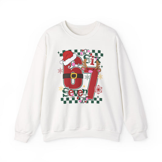 Festive Santa Crewneck Sweatshirt - Holiday Cheer