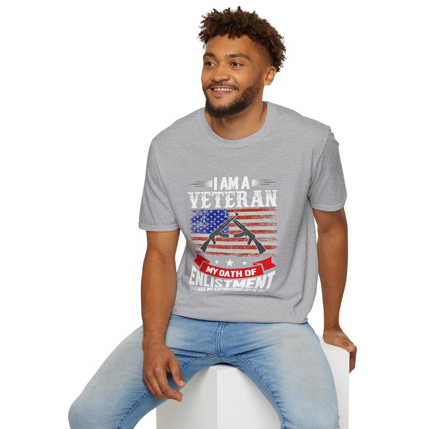 Patriotic Oath T-Shirt, Unisex Fashion Tee, July 4th Gift, Veteran Support Shirt, Casual Everyday Wear