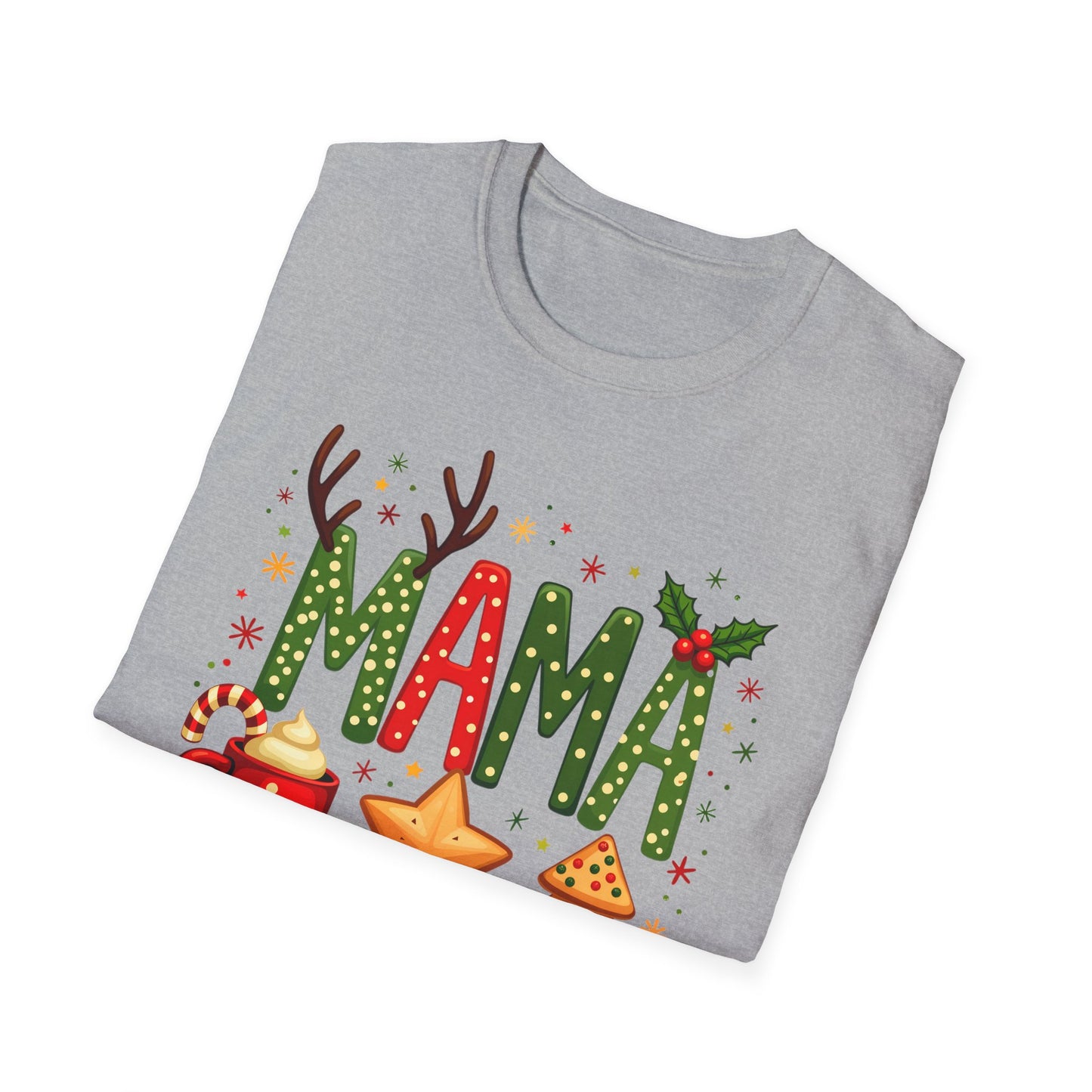 Mama Christmas T-Shirt for Holiday Cheer