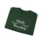 Made to Worship Sweatshirt - Psalm 92 Christian Crewneck