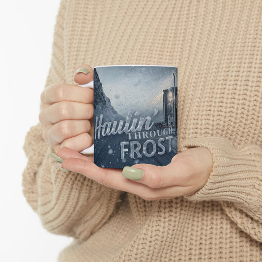 Winter Trucking Ceramic Mug
