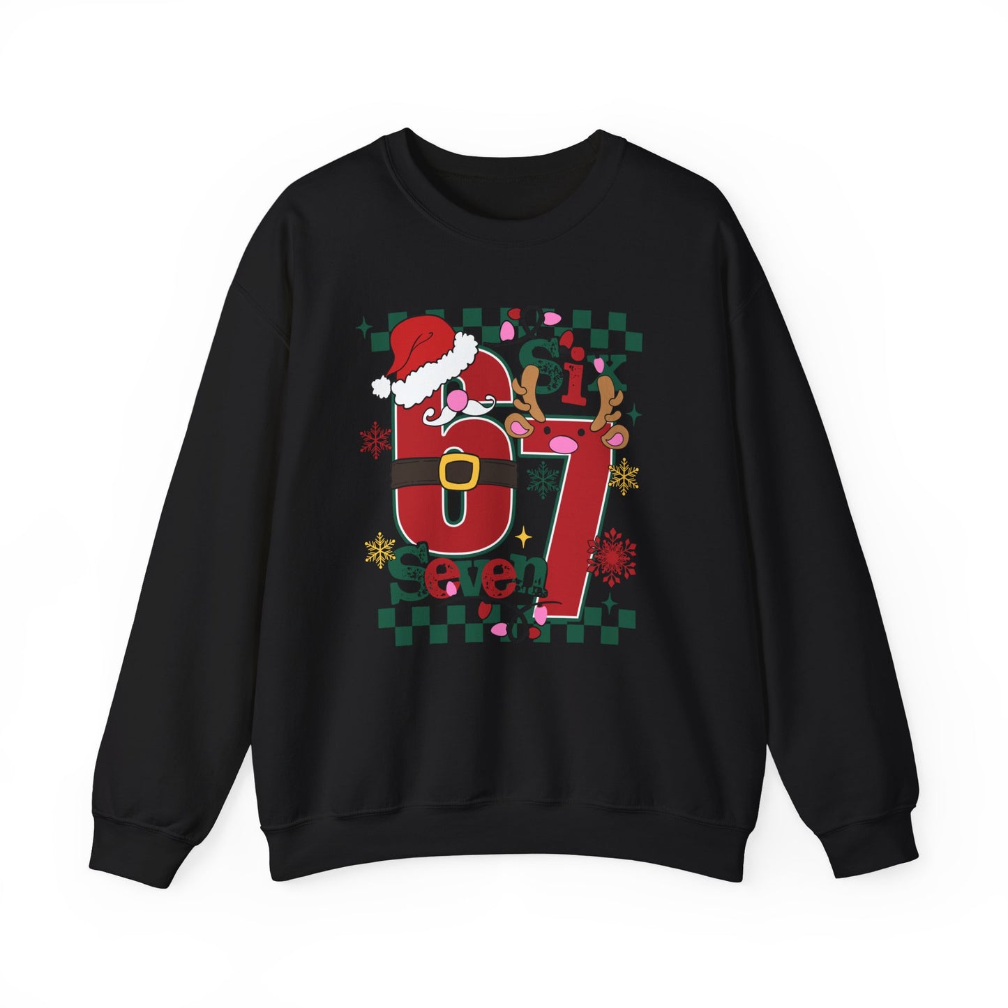 Festive Santa Crewneck Sweatshirt - Holiday Cheer