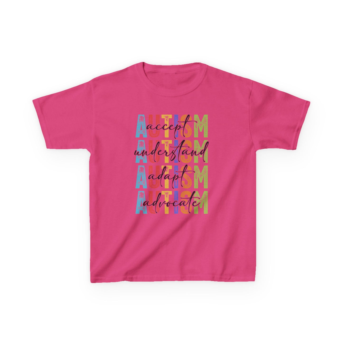 Colorful Autism Awareness Kids Tee, Support Autism, Gift for Kids, Inclusive Fashion, Awareness Month, Fun T-Shirt