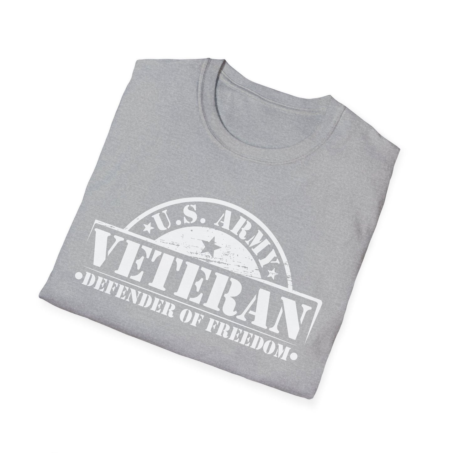 Veteran Defender of Freedom T-Shirt, Unisex Military Shirt, Army Pride Tee, Gift for Veterans, Patriotic Apparel, Memorial Day Shirt