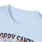 Sorry Santa I've Been Feral T-Shirt — Funny Raccoon Christmas Tee