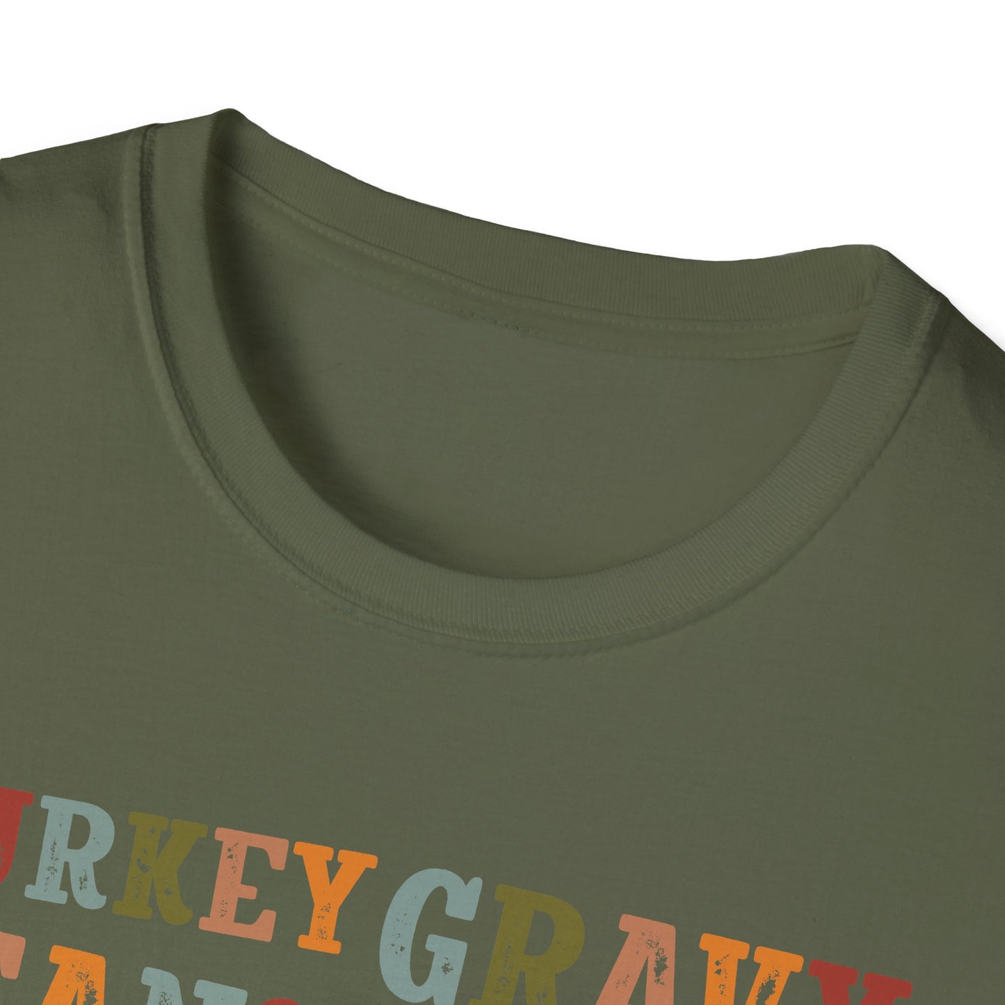 Thanksgiving Casserole T-Shirt — "Turkey, Gravy, Beans and Rolls Let Me See That Casserole" Holiday Tee