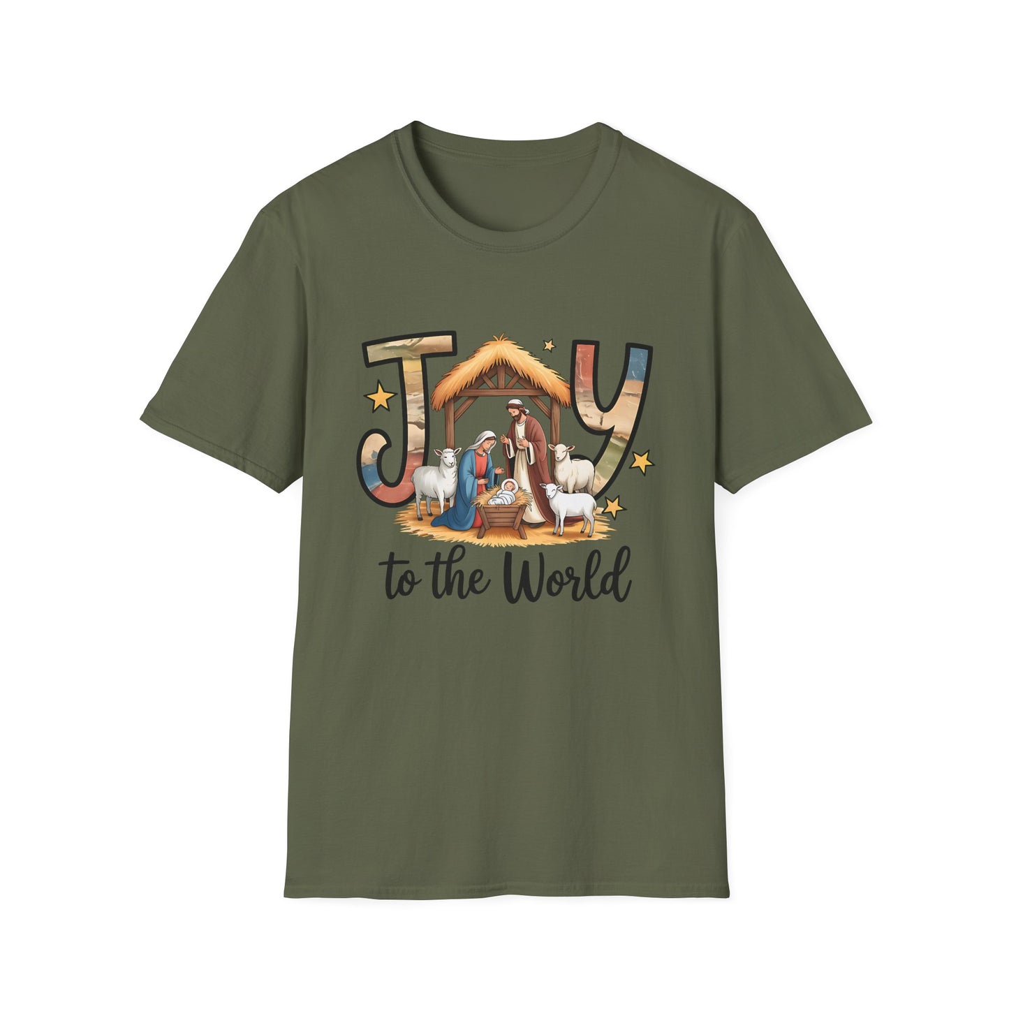 Joy to the World Nativity T-Shirt