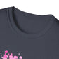 Cute Ghost Breast Cancer Awareness T-Shirt for October, Halloween Tee, Unisex Softstyle Shirt, Fall Fashion, Spooky Season