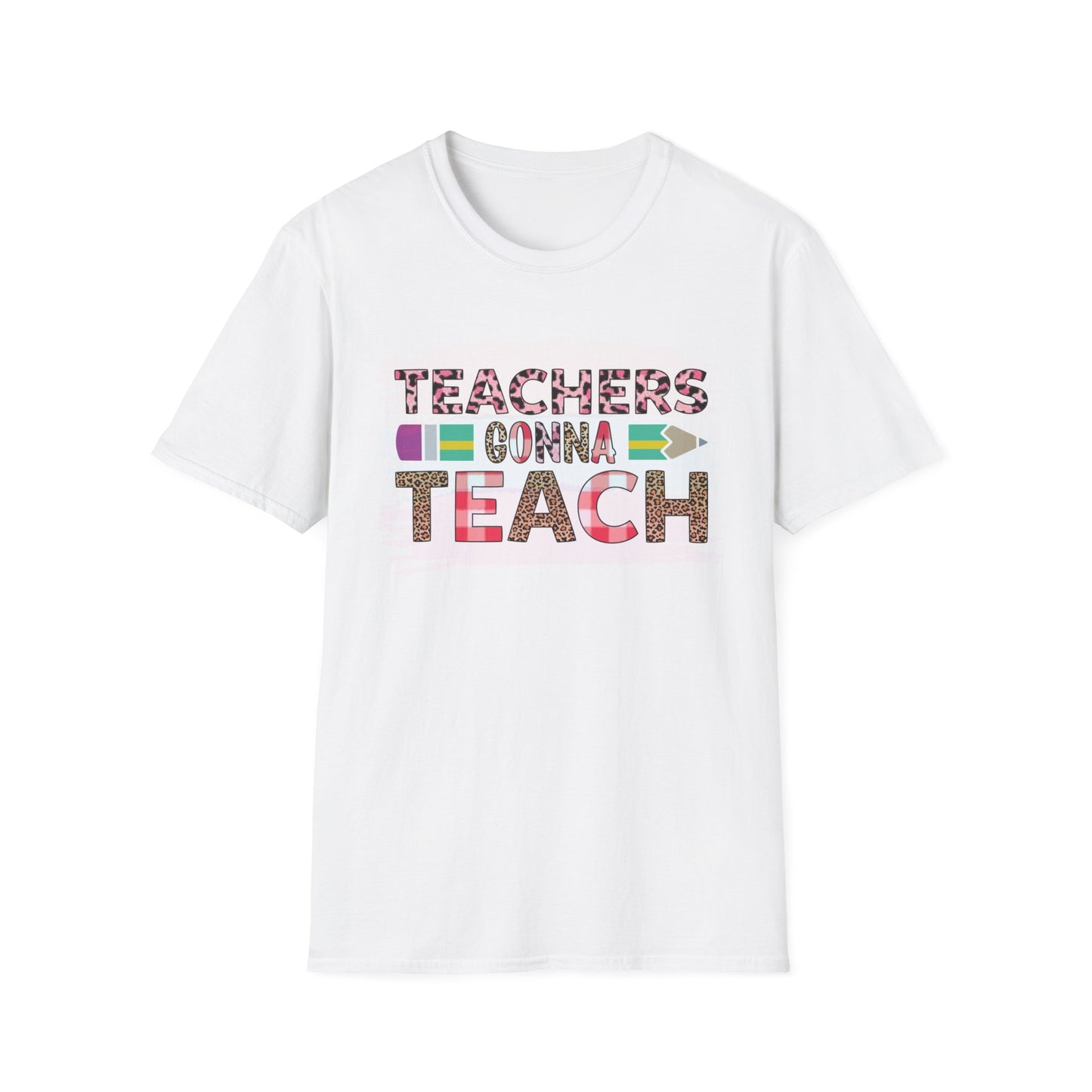 Teachers Gonna Teach Unisex Softstyle T-Shirt | Cute Teacher Gift, Back to School Tee, Classroom Apparel, Educator Shirt, Fun Teacher Outfit