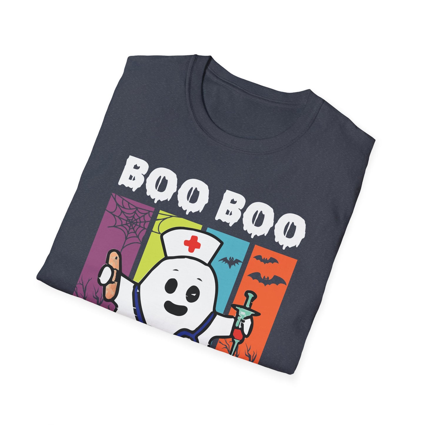 Boo Boo Crew Halloween T-Shirt | Unisex Softstyle Tee for Costume Parties, Fun Events, Trick-or-Treating