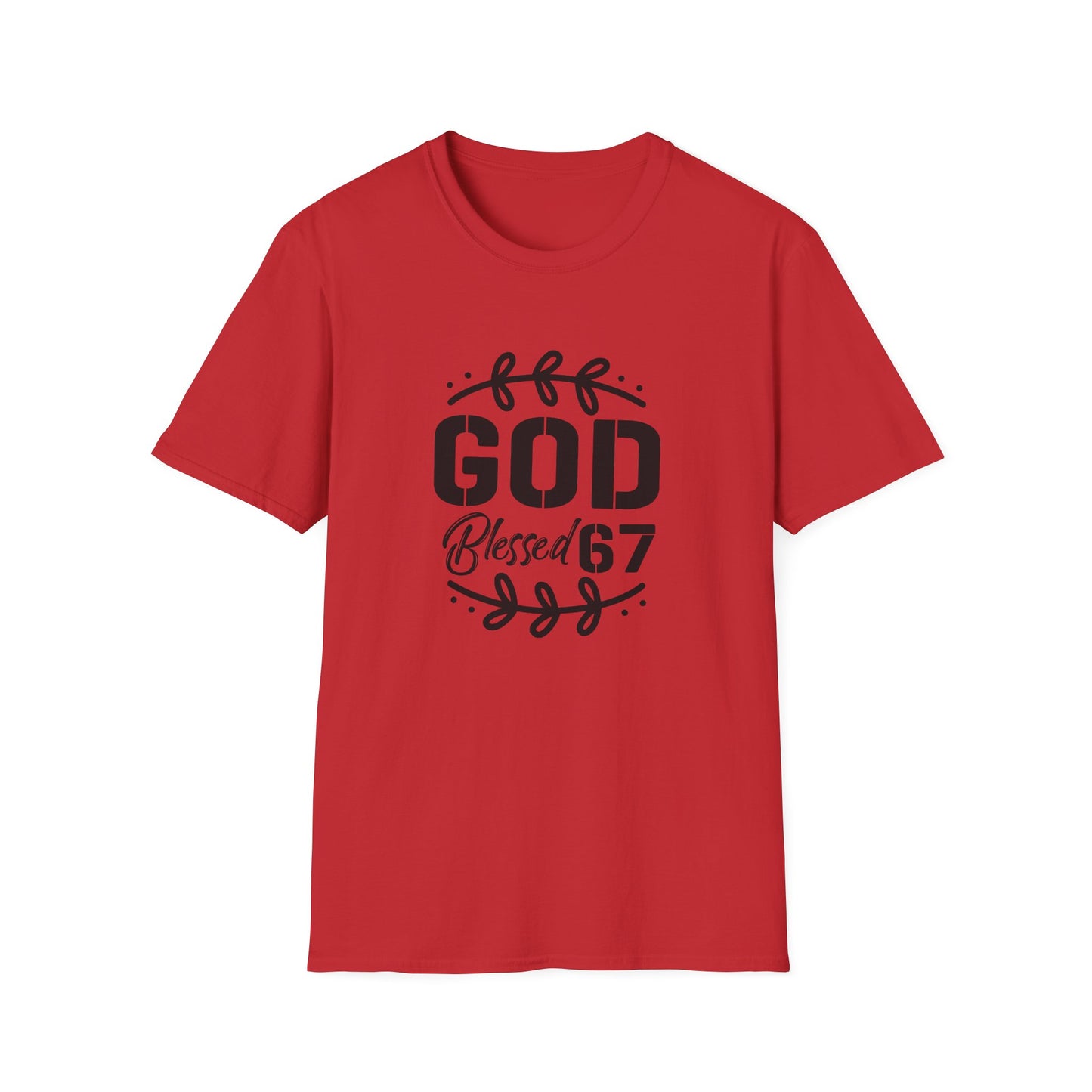 God Blessed 67 Unisex Softstyle T-Shirt