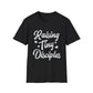 Raising Tiny Disciples Unisex Softstyle T-Shirt, Comfortable T-Shirt, Family Reunion Gift, Casual Wear, Faith-Based Apparel, Cute Kids Theme