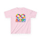 Colorful Autism Awareness Kids Tee, Bright Rainbow Tee, Support, Understand, Love, Gift for Autism Month, Kids Apparel