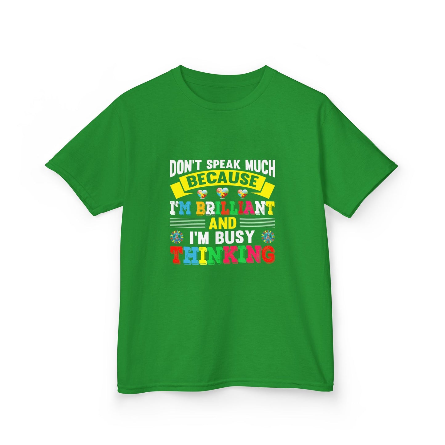 Brilliant Thinker Kids Tee - Fun Graphic T-Shirt, Gift for Bright Kids, School Wear, Birthday Present, Motivational Top