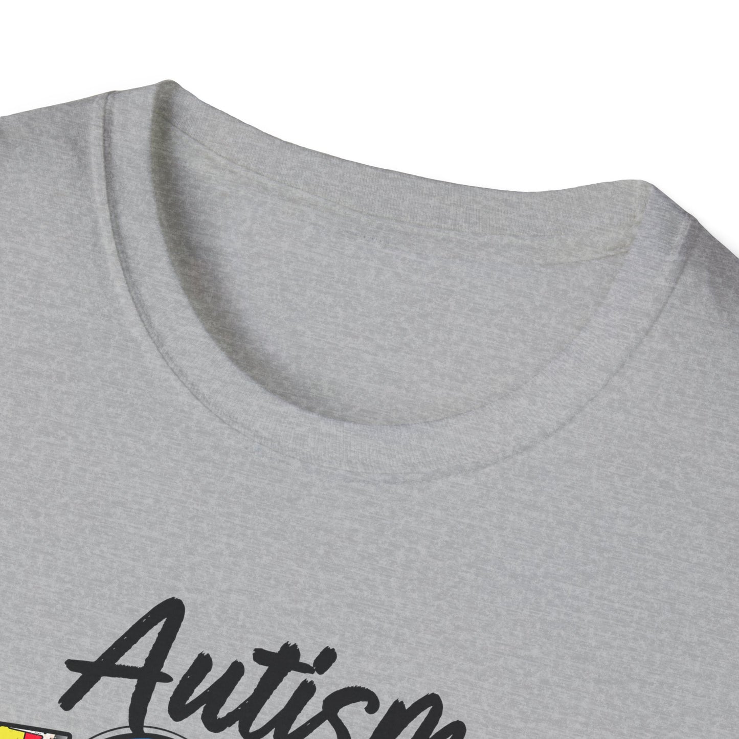 Autism Mom T-Shirt, Unisex Softstyle Tee, Gift for Autism Awareness, Funny Mom Shirt, Perfect for Mother's Day, Support Proud Moms