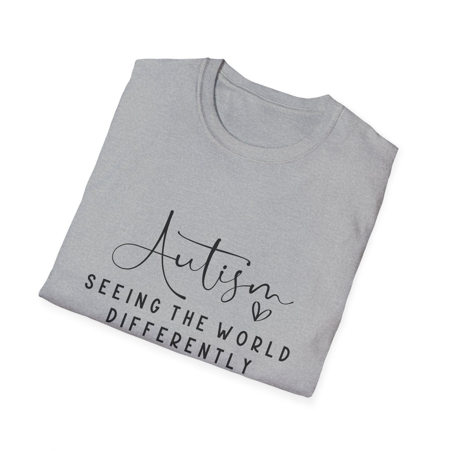 Autism Awareness Unisex Softstyle T-Shirt, See the World Differently Tee, Autism Support Shirt, Gift for Autism Advocacy, Unique [...]