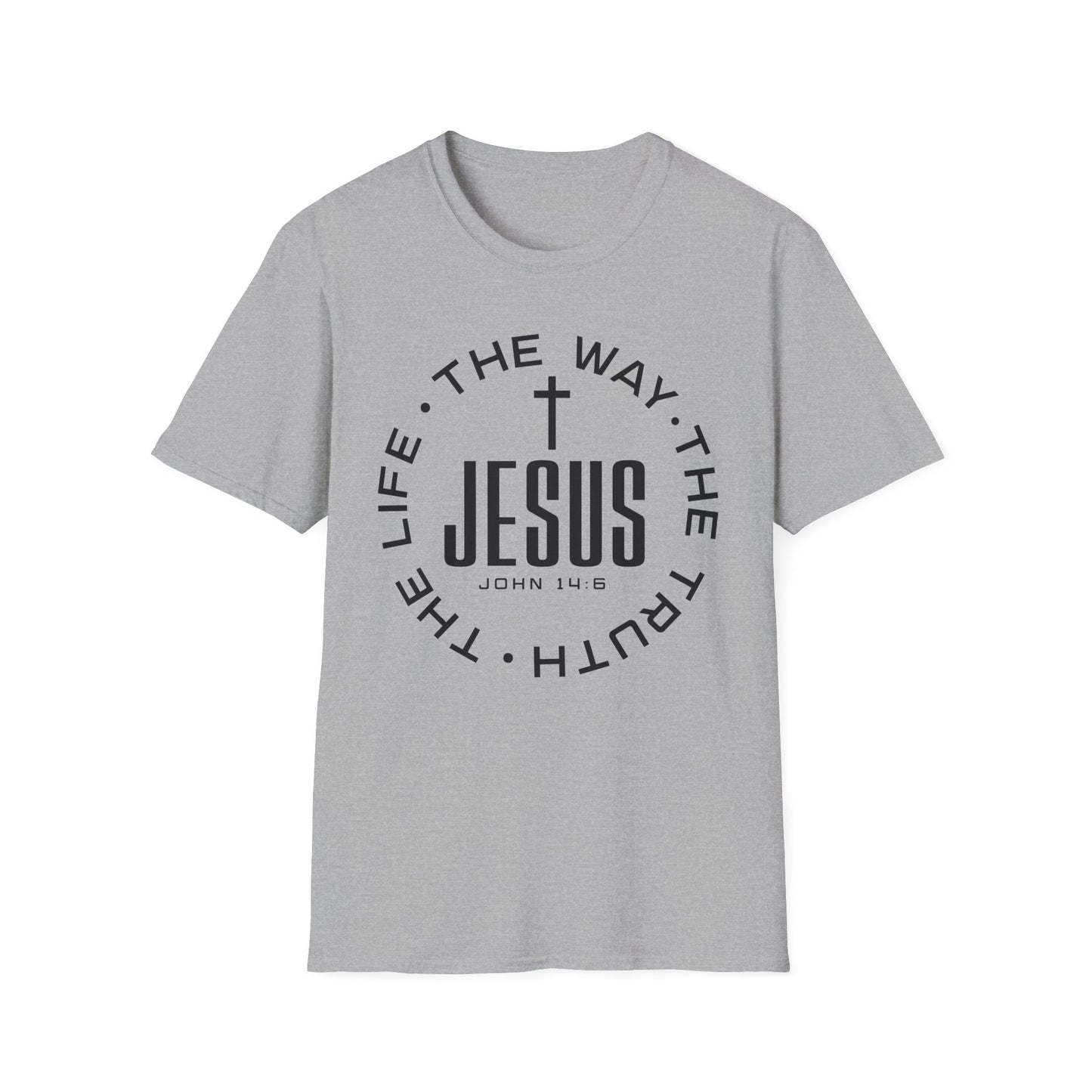 Jesus John 14:6 T-Shirt — The Way, The Truth, The Life Christian Tee