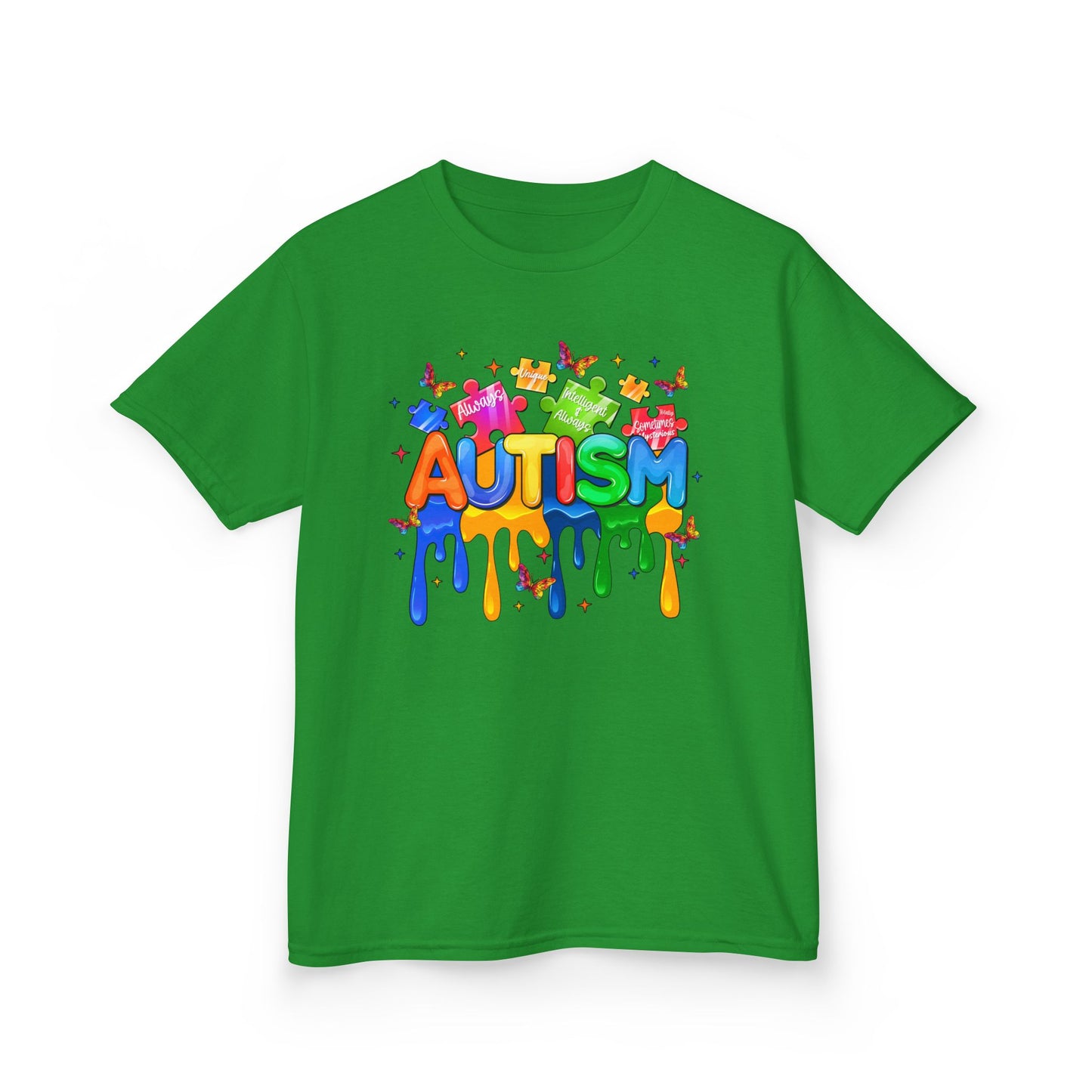 Colorful Autism Awareness Kids Tee, Autism Support T-Shirt, Kids Educational Apparel, Fun Children's Gifts, Family Awareness Shirt