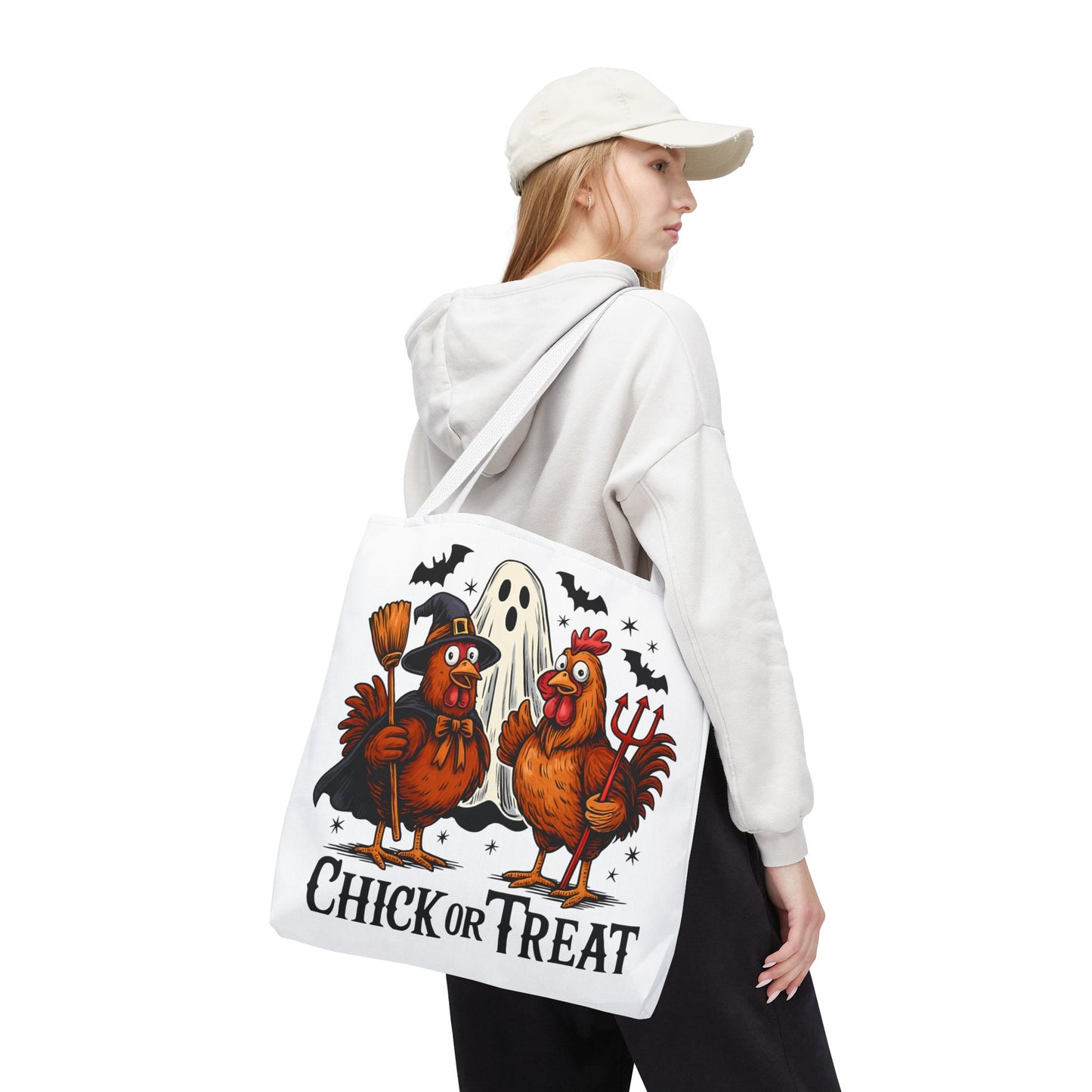 Halloween Chick or Treat Tote Bag