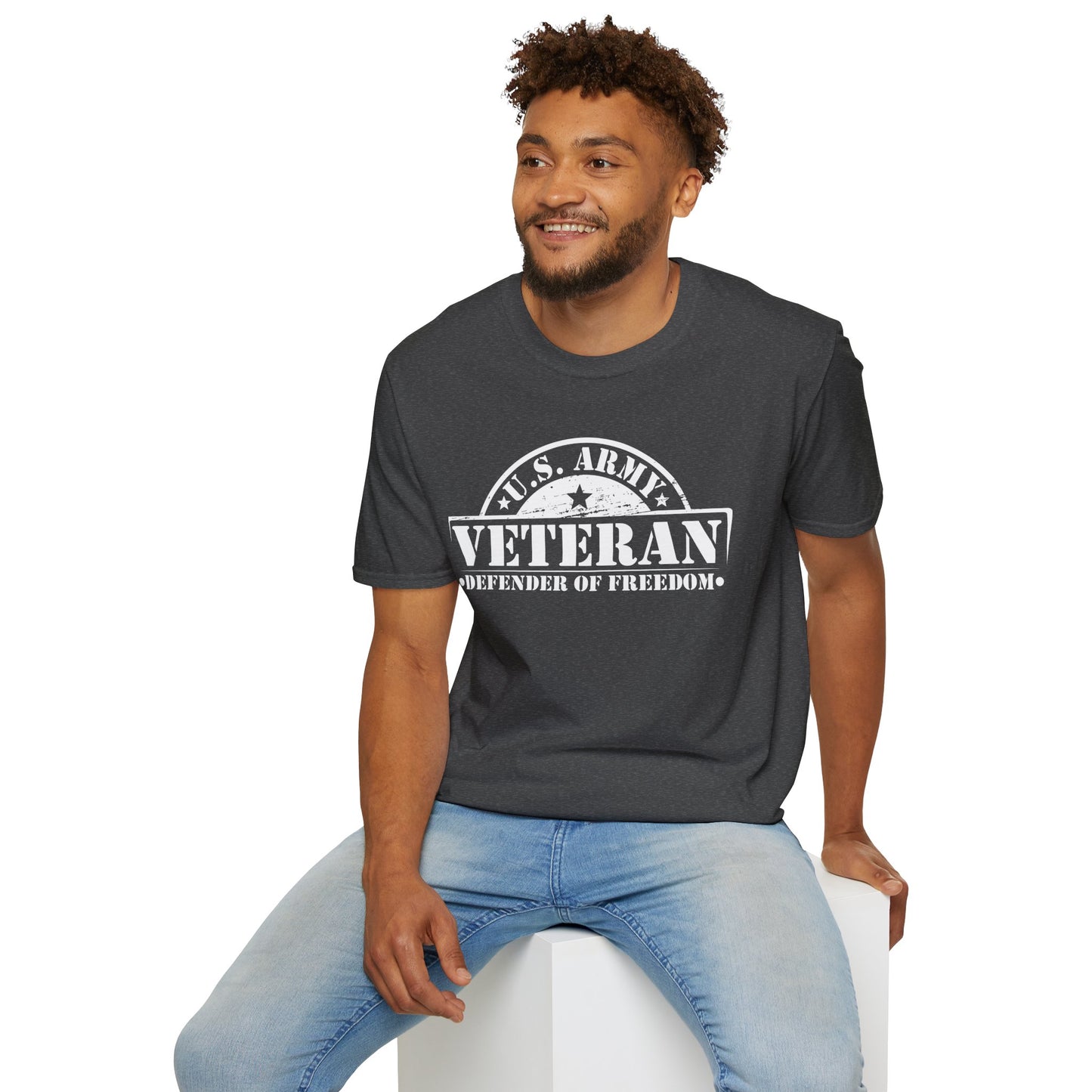 Veteran Defender of Freedom T-Shirt, Unisex Military Shirt, Army Pride Tee, Gift for Veterans, Patriotic Apparel, Memorial Day Shirt