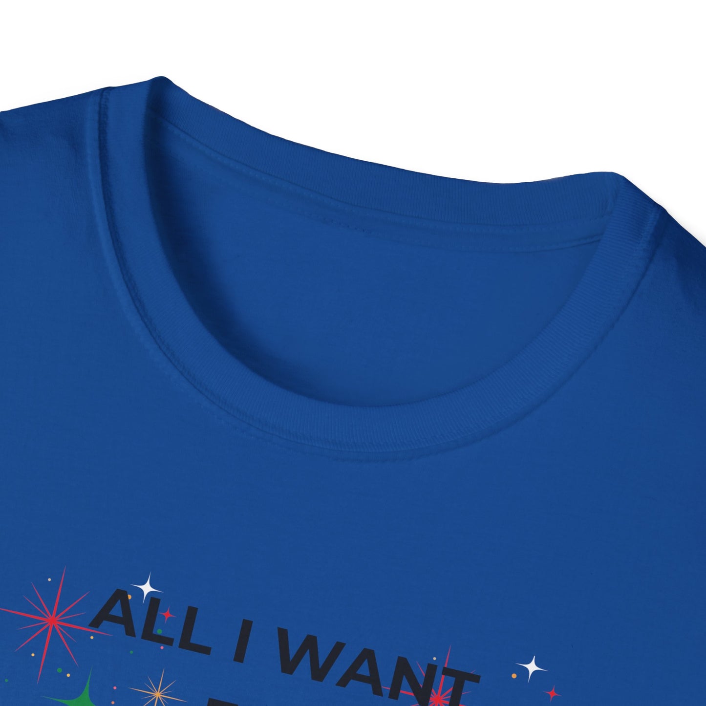 Christmas T-Shirt — "All I Want for Christmas is a Silent Night" Holiday Tee