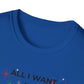 Christmas T-Shirt — "All I Want for Christmas is a Silent Night" Holiday Tee