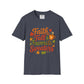 Autumn Faith Tee: Fall Favorite Sweaters, Unisex Softstyle T-Shirt, Thanksgiving Gift, Cozy Casual Wear, Faith-Based Apparel