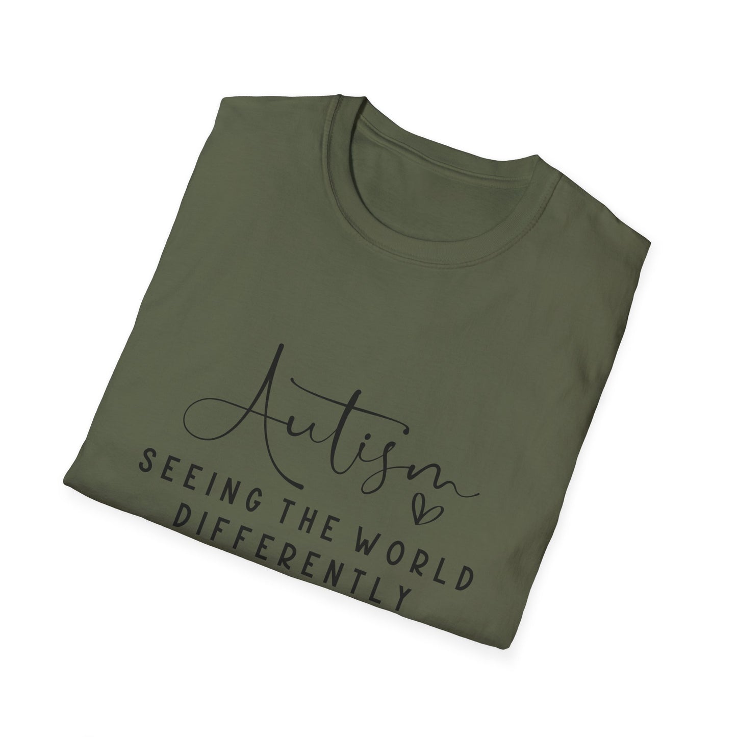 Autism Awareness Unisex Softstyle T-Shirt, See the World Differently Tee, Autism Support Shirt, Gift for Autism Advocacy, Unique [...]