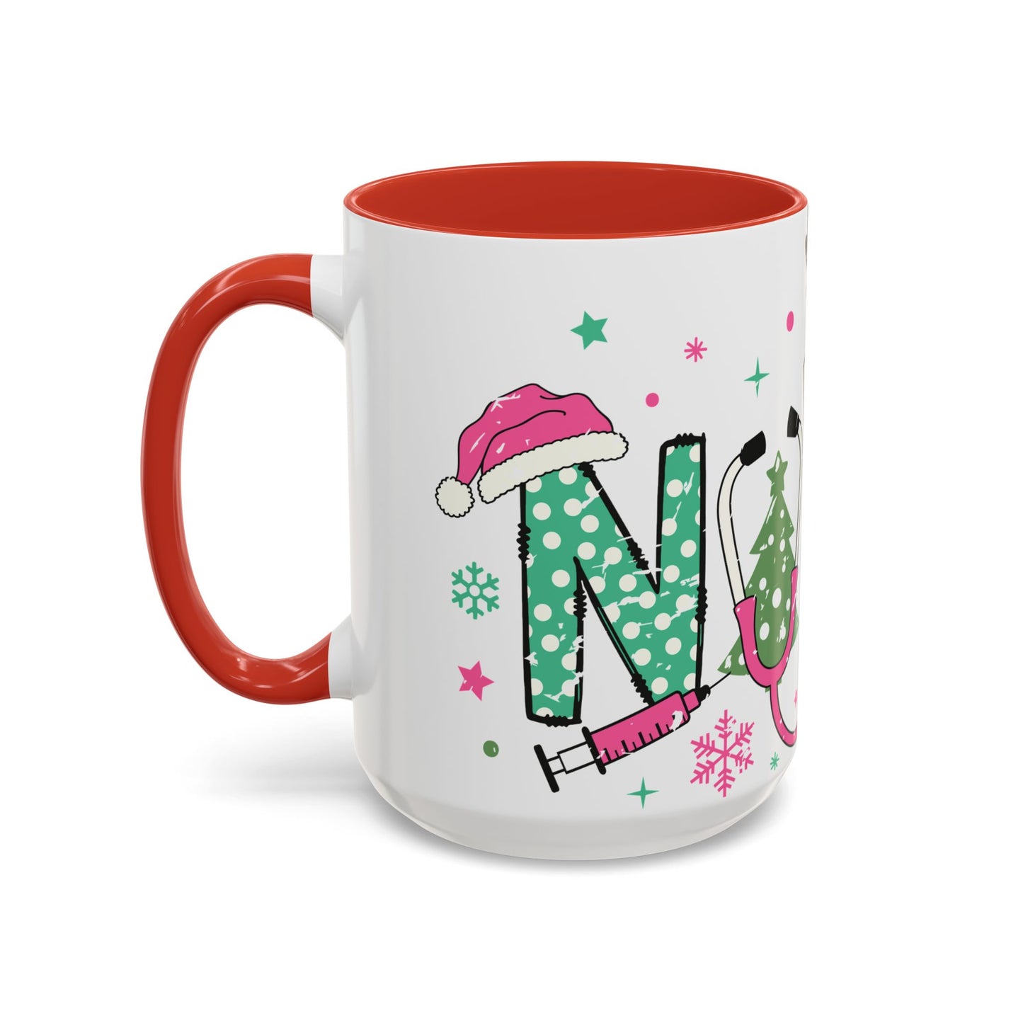 Nurse Christmas Coffee Mug - festive holiday gift for healthcare professionals