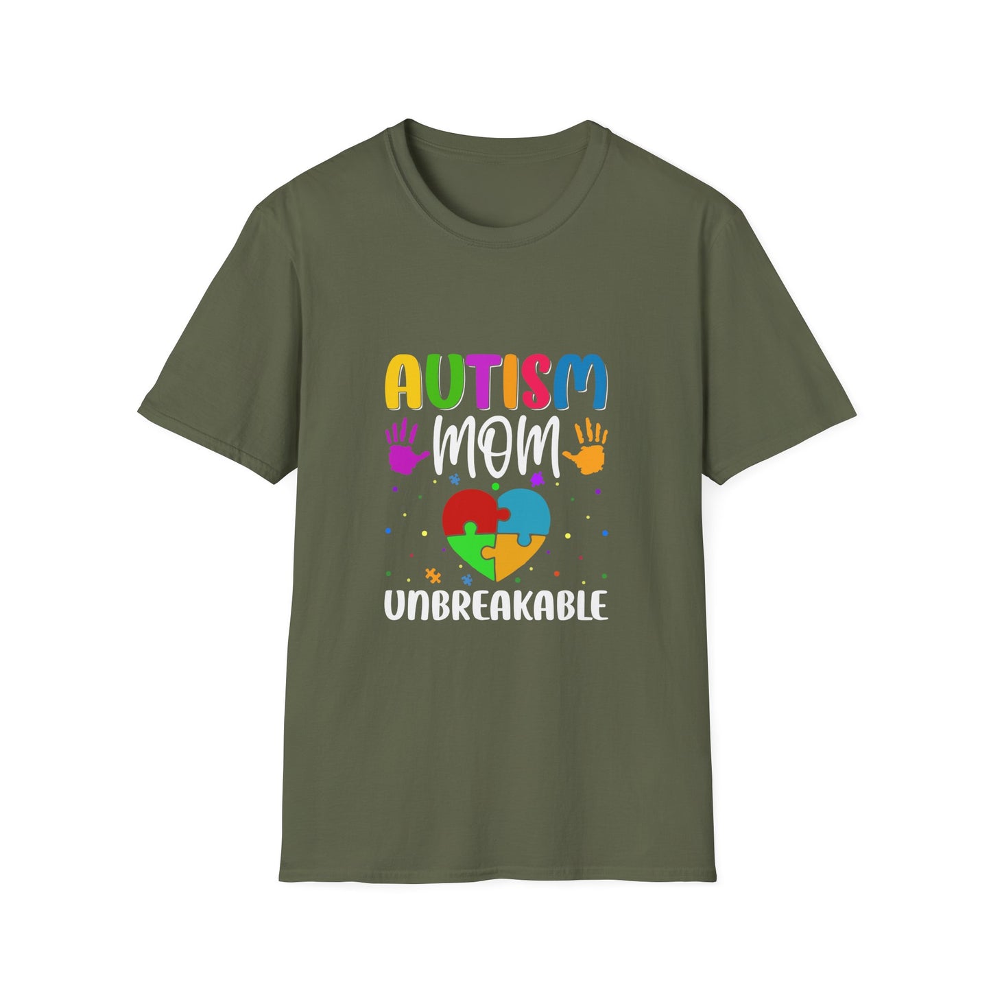 Unisex Autism Mom T-Shirt, Support Autism Awareness, Gift for Moms, Unbreakable Love, Inspirational Tee
