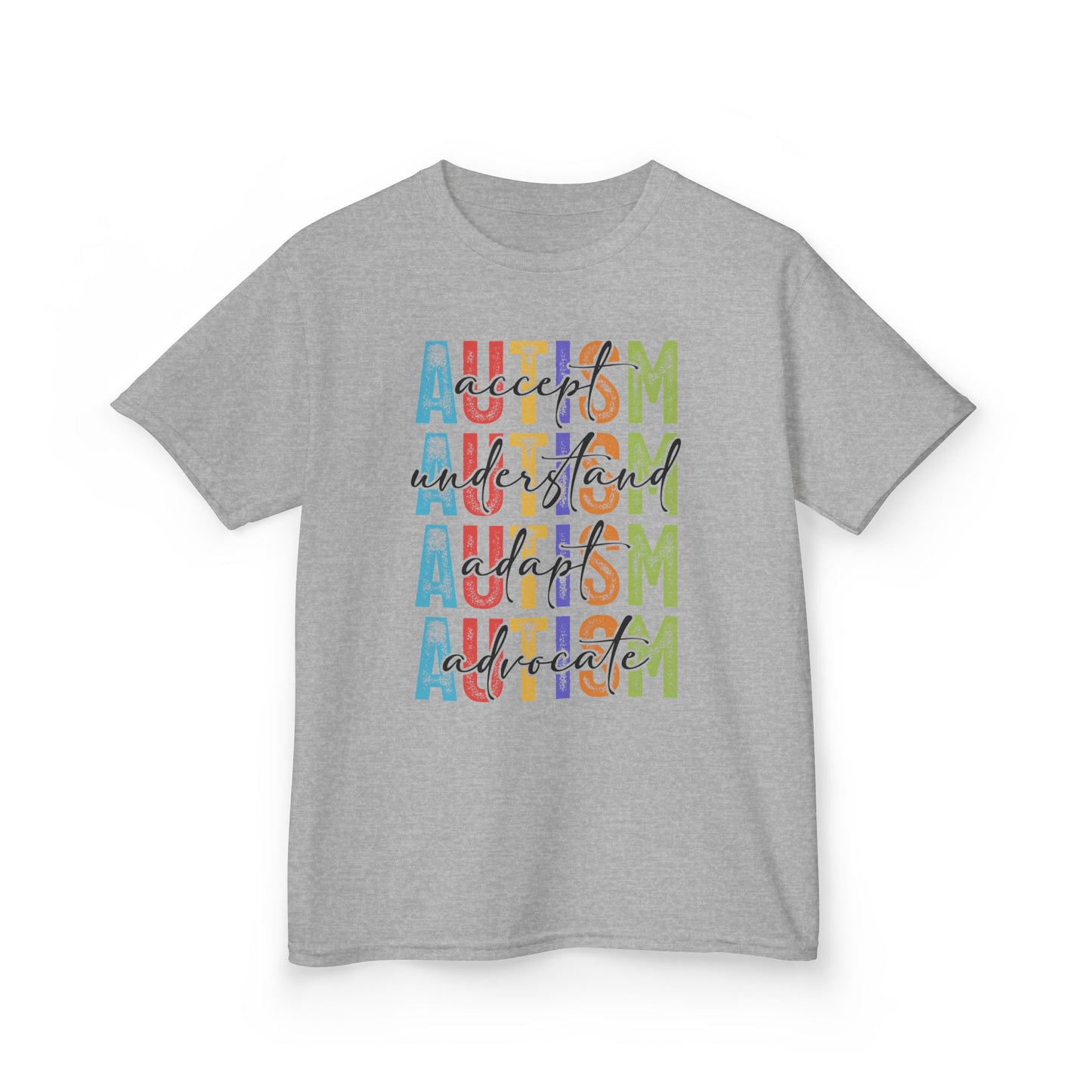 Colorful Autism Awareness Kids Tee, Support Autism, Gift for Kids, Inclusive Fashion, Awareness Month, Fun T-Shirt