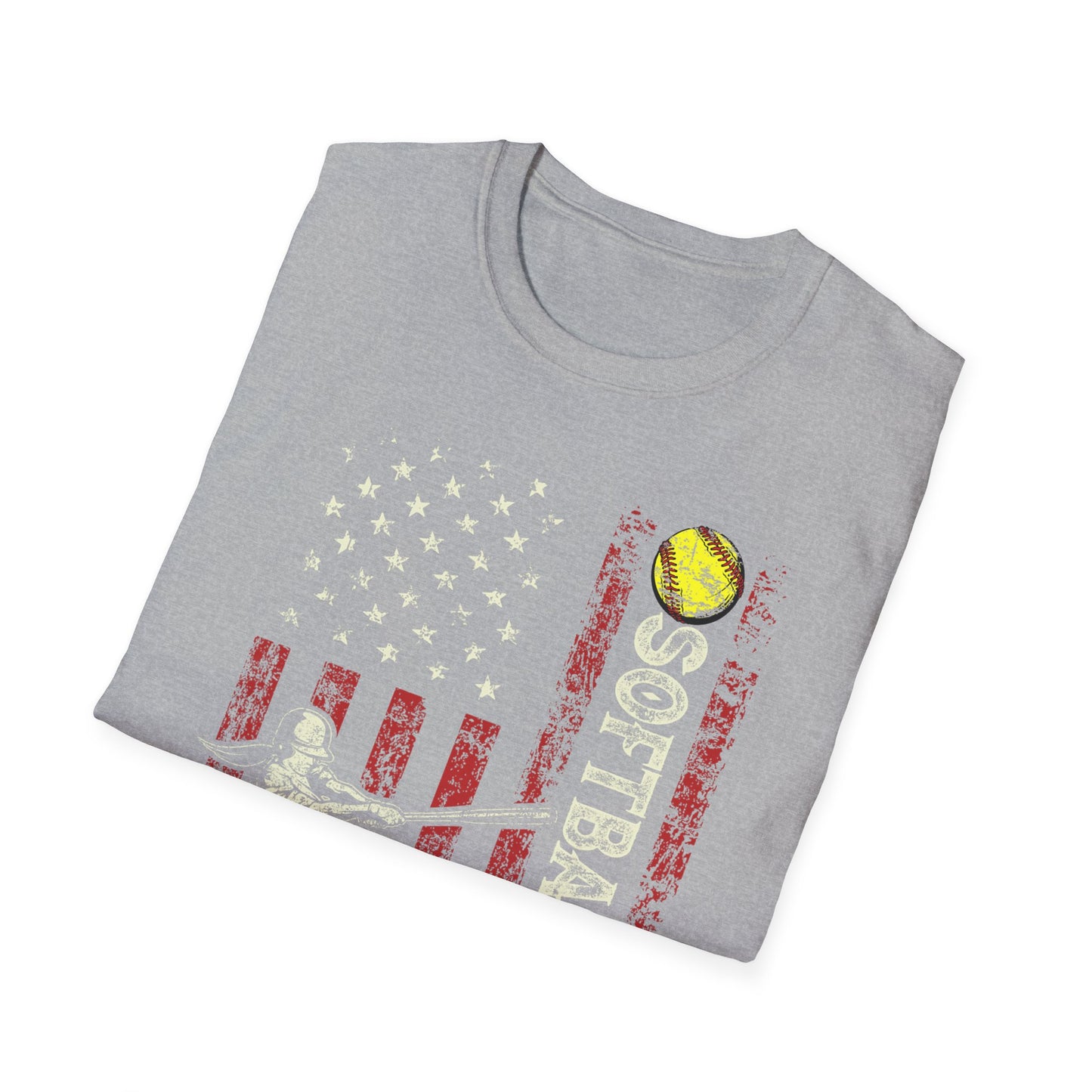 Softball Dad T-Shirt, Unisex Sport Tee, Gifts for Dads, Father's Day Shirt, Team Spirit Apparel, Casual Wear