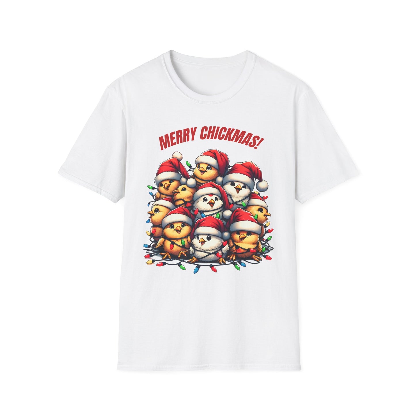 Merry Chickmas Funny Christmas Chickens T-Shirt