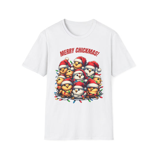 Merry Chickmas Funny Christmas Chickens T-Shirt
